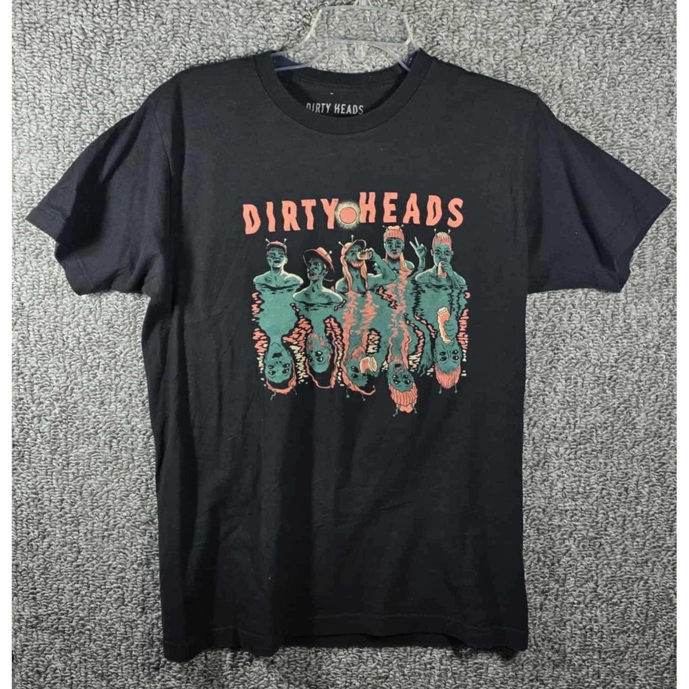 Dirty Heads T-Shirt Black 2018 Tour Graphic Reggae Rock Mens Medium